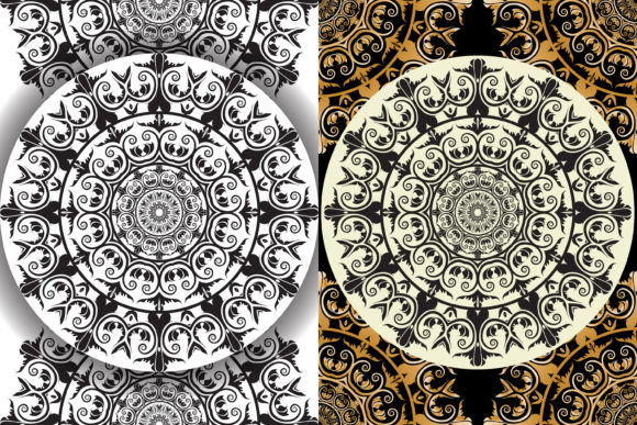 5 Decorative Adult Mandala Coloring Page: A Complete Digital Bundle for Creators