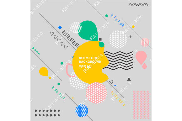 Abstract Geometric Elements Decorative for Modern Design
