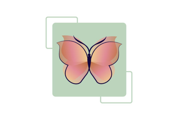 Butterfly Decorative Icon: Elevating Your Creative Projects with Versatile Vector Art
