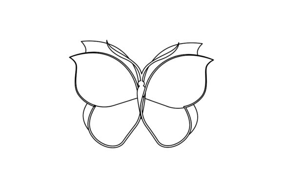 Butterfly Decorative Icon Line Style: A Versatile Vector Design for Creative Projects