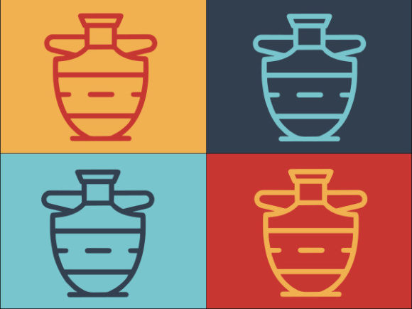 Exploring the Versatility of Decorative Amphora in Modern Logo Design