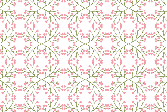 Floral Backdrop Plant Decorative Pattern: A Versatile Design Element for Creative Projects