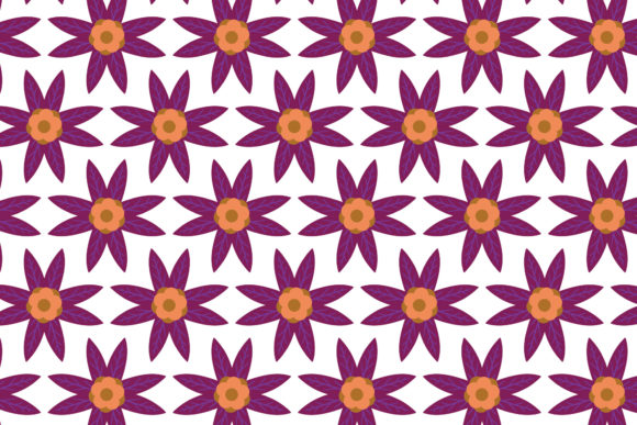 Floral Pink Flower Decorative Pattern: A Versatile Design for Creative Projects