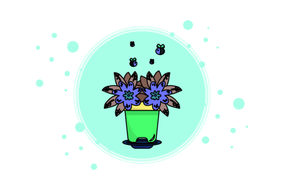 Flower Decorative in Circle Bubble: The Ultimate Digital Asset for Creative Projects