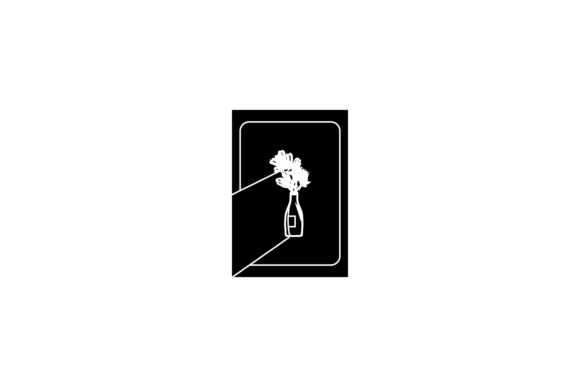 Flowers Decorative Figure Silhouette