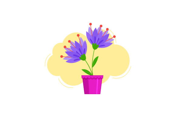 Flowers Home Decorative Abstract Style