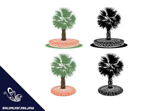 Palm Tree Decorative: A Versatile Design for Creative Projects
