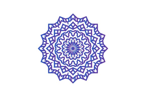 Purple Mandala Decorative Symbol: A Versatile Asset for Creative Projects