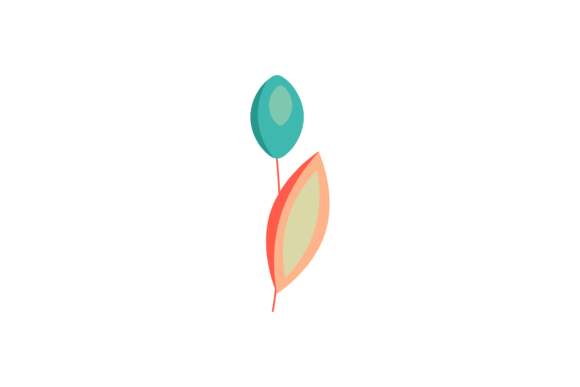 Rainbow Decorative Flower Design