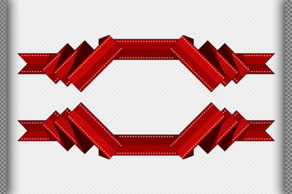 Revitalizing Seasonal Branding with the Set of 6 Decorative Ribbons Flat Style