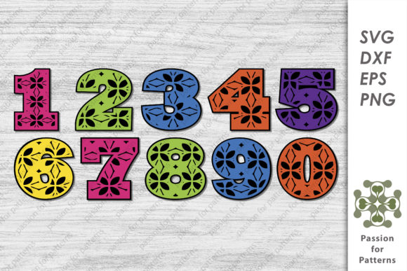 Unlocking Creative Potential with Cut File Decorative Numbers